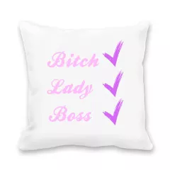 Подушка - Bitch / Lady / Boss
