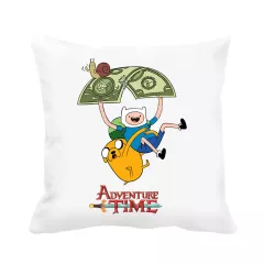 Подушка - Adventure Time принт