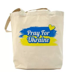 Сумка для покупок "Pray for Ukraine" из прозрачного силикона