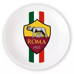 Тарелка с эмблемой - ФК Рома 