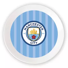 Тарелка с лого - ФК Манчестер Сити