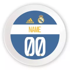 Тарелка именная - ФК Реал Мадрид / Фамилия + Номер