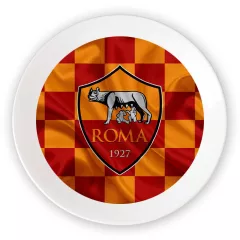 Тарелка с эмблемой - ФК Рома