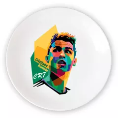 Тарелка с графикой - Cristiano Ronaldo 