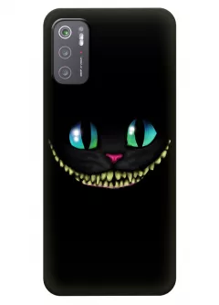 Poco M3 Pro силиконовый чехол с картинкой - Чеширский кот