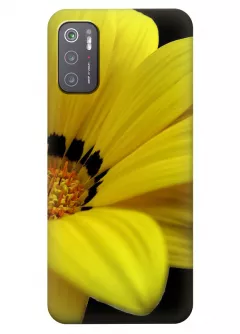 Поко М3 Про силиконовый чехол с картинкой - Красота цветка