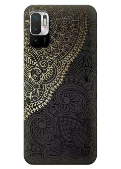 Redmi Note 10 5G силиконовый чехол с картинкой - Кружева
