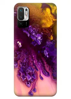Redmi Note 10 5G силиконовый чехол с картинкой - Эксклюзивный опал
