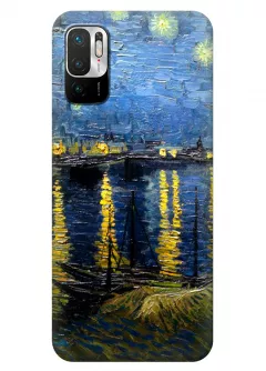 Redmi Note 10 5G силиконовый чехол с картинкой - Ван Гог. Фрагмент