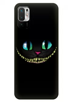 Redmi Note 10 5G силиконовый чехол с картинкой - Чеширский кот