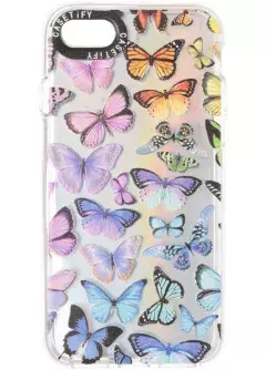 Holographic Print Case iPhone 7/8/SE Butterfly