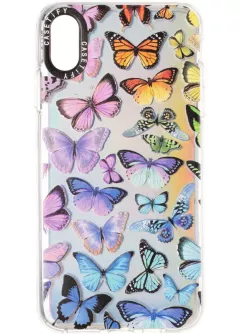 Чехол Holographic Print Case для iPhone XS Max Butterfly