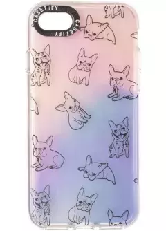 Holographic Print Case iPhone 7/8/SE Dog