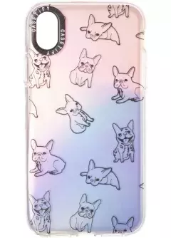 Holographic Print Case iPhone XR Dog