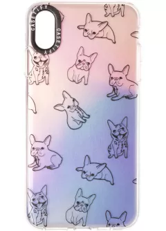 Holographic Print Case iPhone XS Max Dog