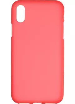 Чехол Original Silicon Case для iPhone X Red