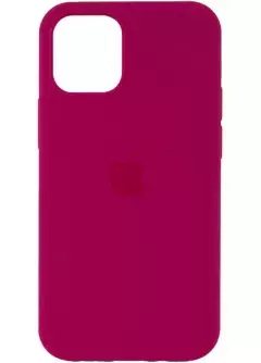 Уценка Чехол Silicone Case Full Protective (AA) для Apple iPhone 12 mini (5.4"), Вскрытая упаковка / Малиновый / Pomegranate