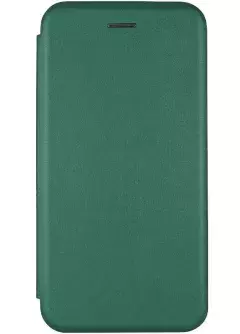 Кожаный чехол (книжка) Classy для Oppo A15s / A15, Зеленый