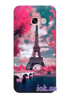 Чехол для Galaxy A5 2017 - Цветущий Париж