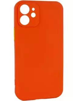 Чехол TPU Square Full Camera для Apple iPhone 12 mini (5.4"), Оранжевый
