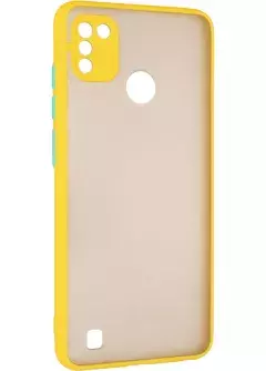 Чехол Gelius Bumper Mat Case для Tecno Pop 4 Pro Yellow