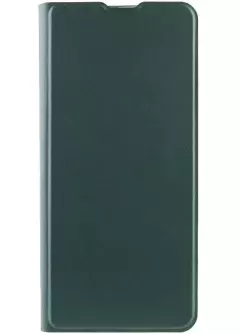 Кожаный чехол книжка GETMAN Elegant (PU) для Xiaomi Redmi 12, Зеленый