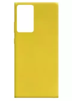 Силиконовый чехол Candy для Samsung Galaxy Note 20 Ultra, Желтый
