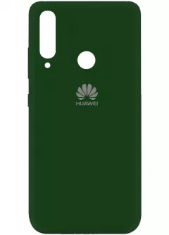 Чехол Silicone Cover My Color Full Protective (A) для Huawei Y6p, Зеленый / Dark green