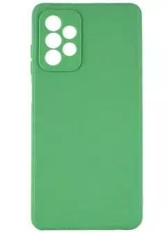 Силиконовый чехол Candy Full Camera для Samsung Galaxy A32 4G, Зеленый / Green