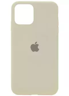 Чехол Silicone Case Full Protective (AA) для Apple iPhone 11 Pro Max (6.5"), Бежевый / Antigue White