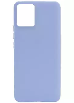 Силиконовый чехол Candy для Samsung Galaxy A04, Голубой / Lilac Blue