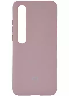 Чехол Silicone Cover Full Protective (A) для Xiaomi Mi 10 || Xiaomi Mi 10 Pro, Розовый / Pink Sand