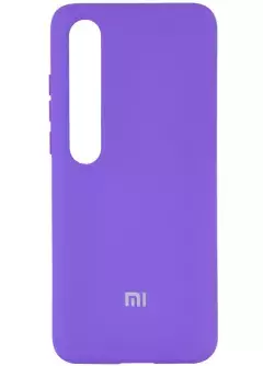 Чехол Silicone Cover Full Protective (A) для Xiaomi Mi 10 Pro || Xiaomi Mi 10, Фиолетовый / Violet