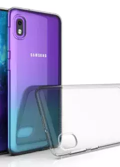 TPU чехол Epic Transparent 1,0mm для Samsung Galaxy M01 Core || Samsung Galaxy A01 Core, Бесцветный (прозрачный)