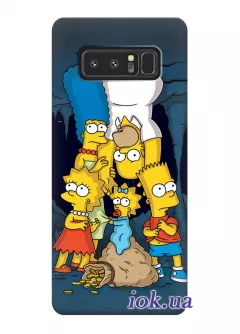 Чехол для Galaxy Note 8 - The Simpsons