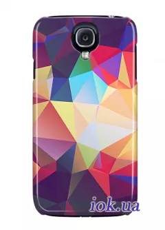 Чехол для Galaxy S4 Black Edition - Разноцветная геометрия
