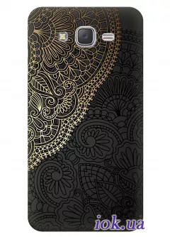 Чехол для Galaxy J7 - Кружевная роспись