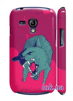 Чехол для Galaxy S3 Mini - Злой волк