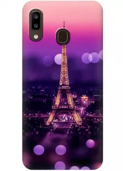 Чехол для Galaxy A20 - Романтичный Париж