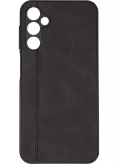 Чехол Leather Case для Xiaomi Redmi 12C/Poco С55 Black