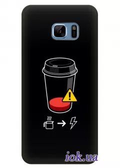 Чехол для Galaxy Note 7 - Зарядка кофе
