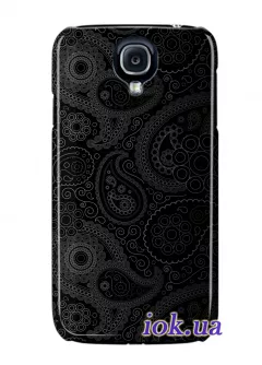 Чехол для Galaxy S4 Black Edition - Тёмные узоры