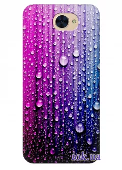 Чехол для Huawei Y7 - Капли дождя