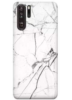 Чехол для Huawei P30 Pro - White marble