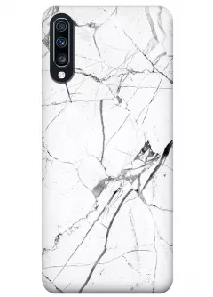 Чехол для Galaxy A70s - White marble