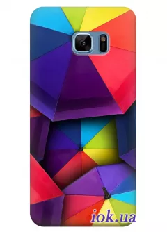 Чехол для Galaxy Note 7 - Разноцветные зонты