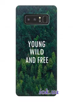 Чехол для Galaxy Note 8 - Young wild and free