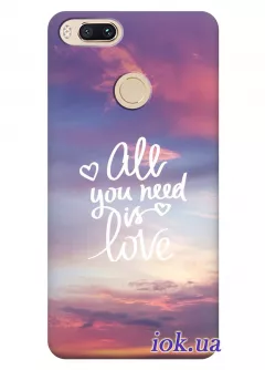 Чехол для Xiaomi Mi 5x - All you need is love