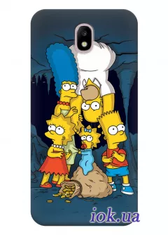 Чехол для Galaxy J7 2017 - The Simpsons