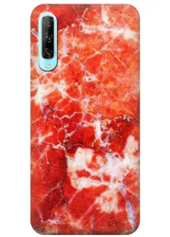 Чехол для Huawei Y9s - Красный мрамор